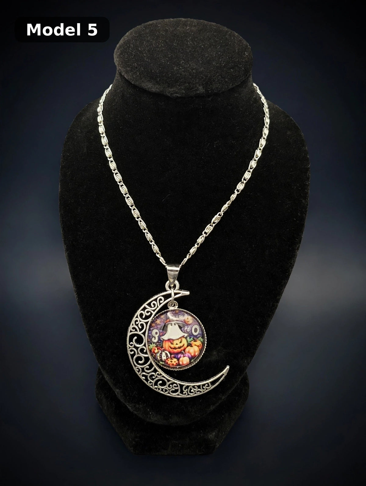 Halloween Moon Necklace