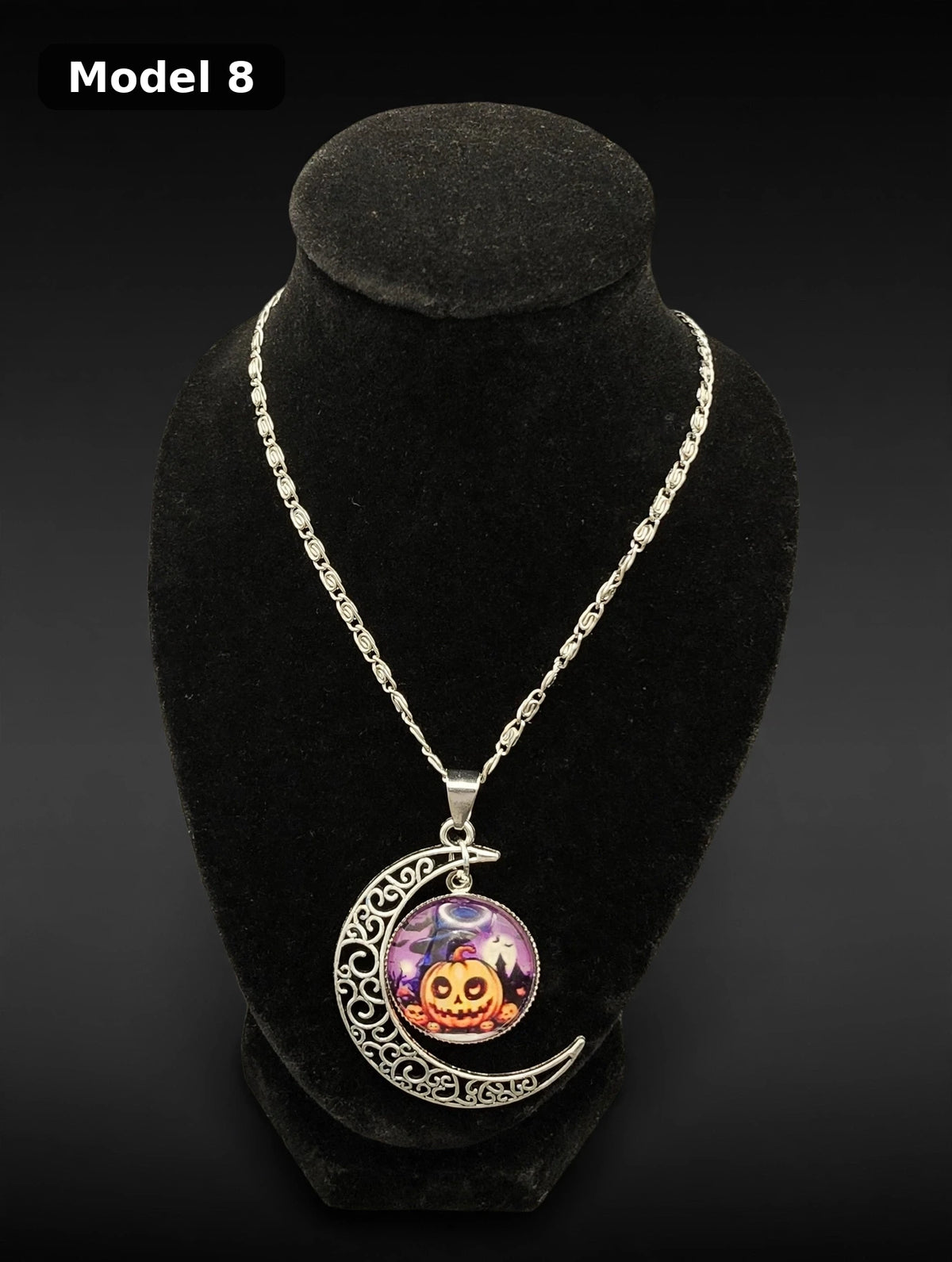 Halloween Moon Necklace