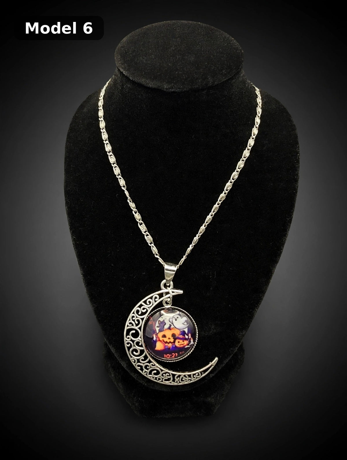Halloween Moon Necklace